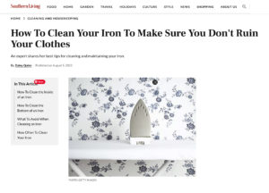 How To Clean Your Iron To Make Sure You Don’t Ruin Your Clothes